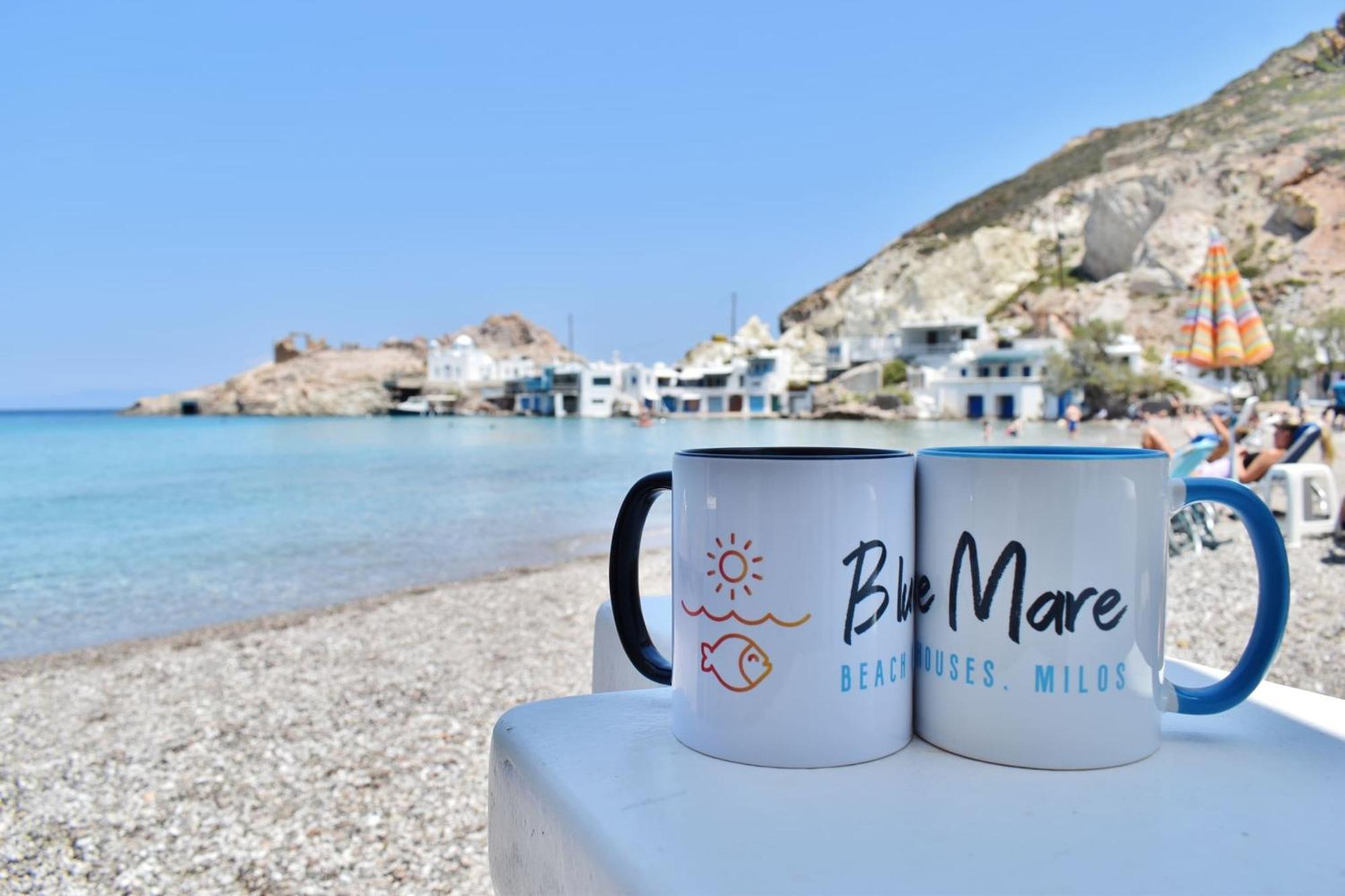 Blue Mare Apartments On The Beach Firopotamos Værelse billede