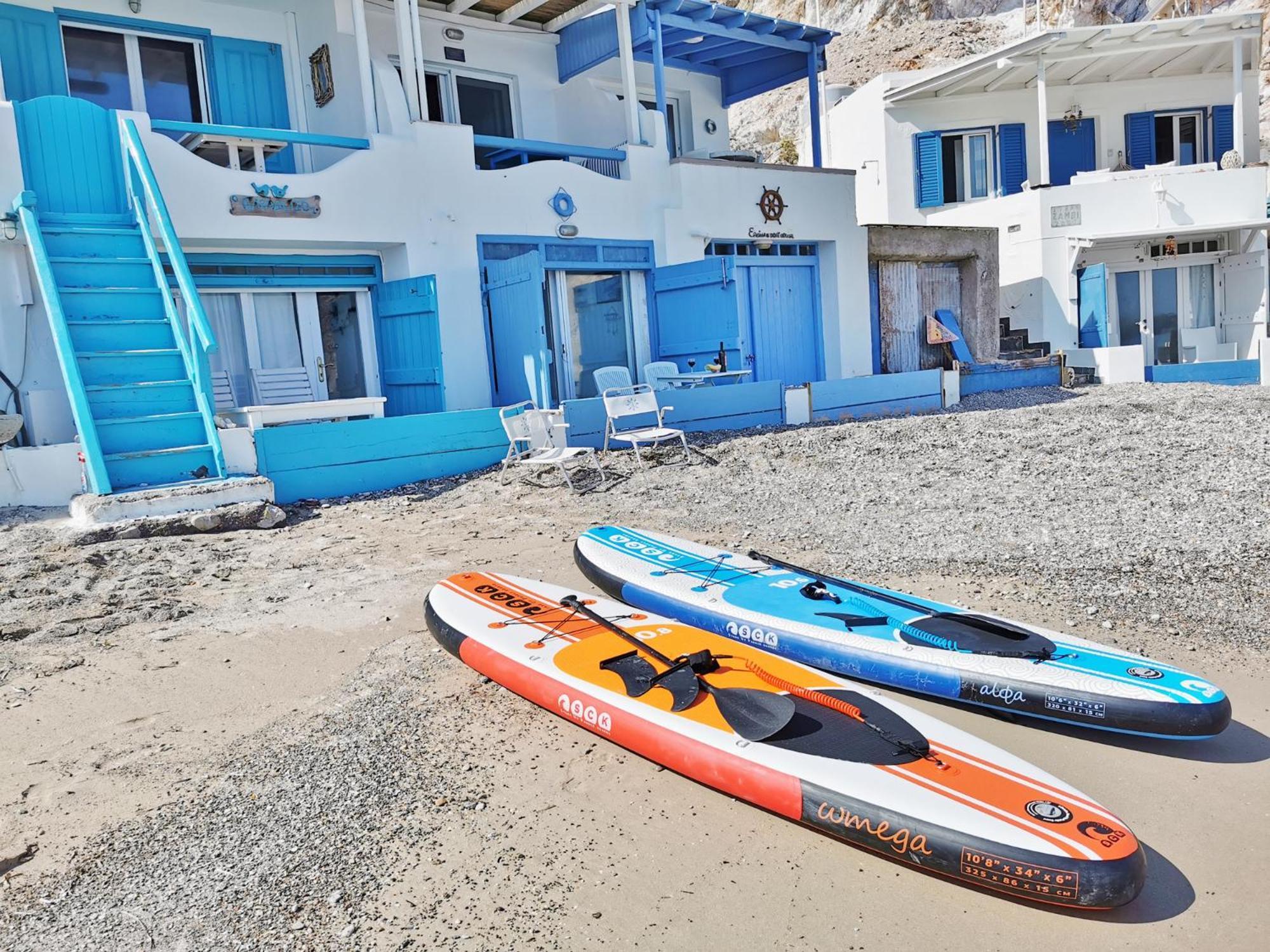 Blue Mare Apartments On The Beach Firopotamos Værelse billede